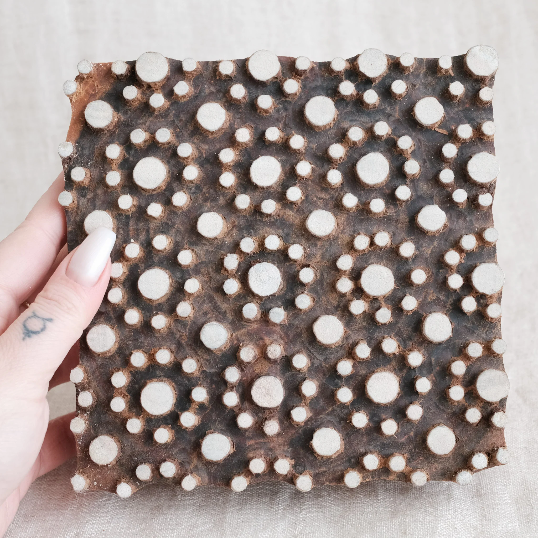 Wood Block - Dotty - Image 2