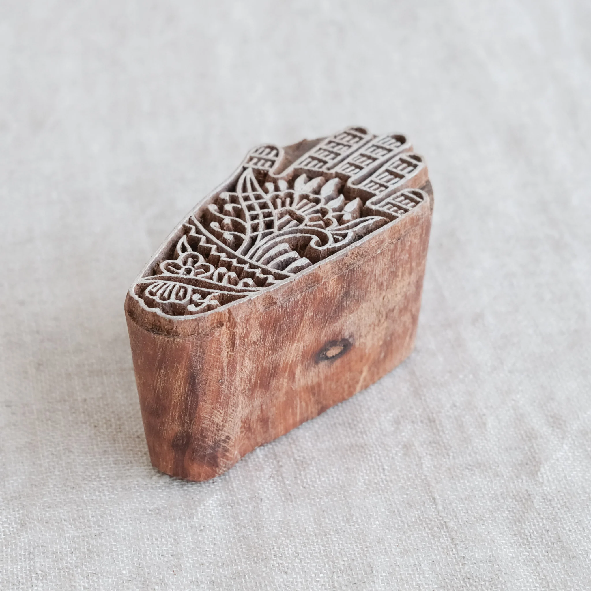 Wood Block - Floral Mehndi Hand - Image 3