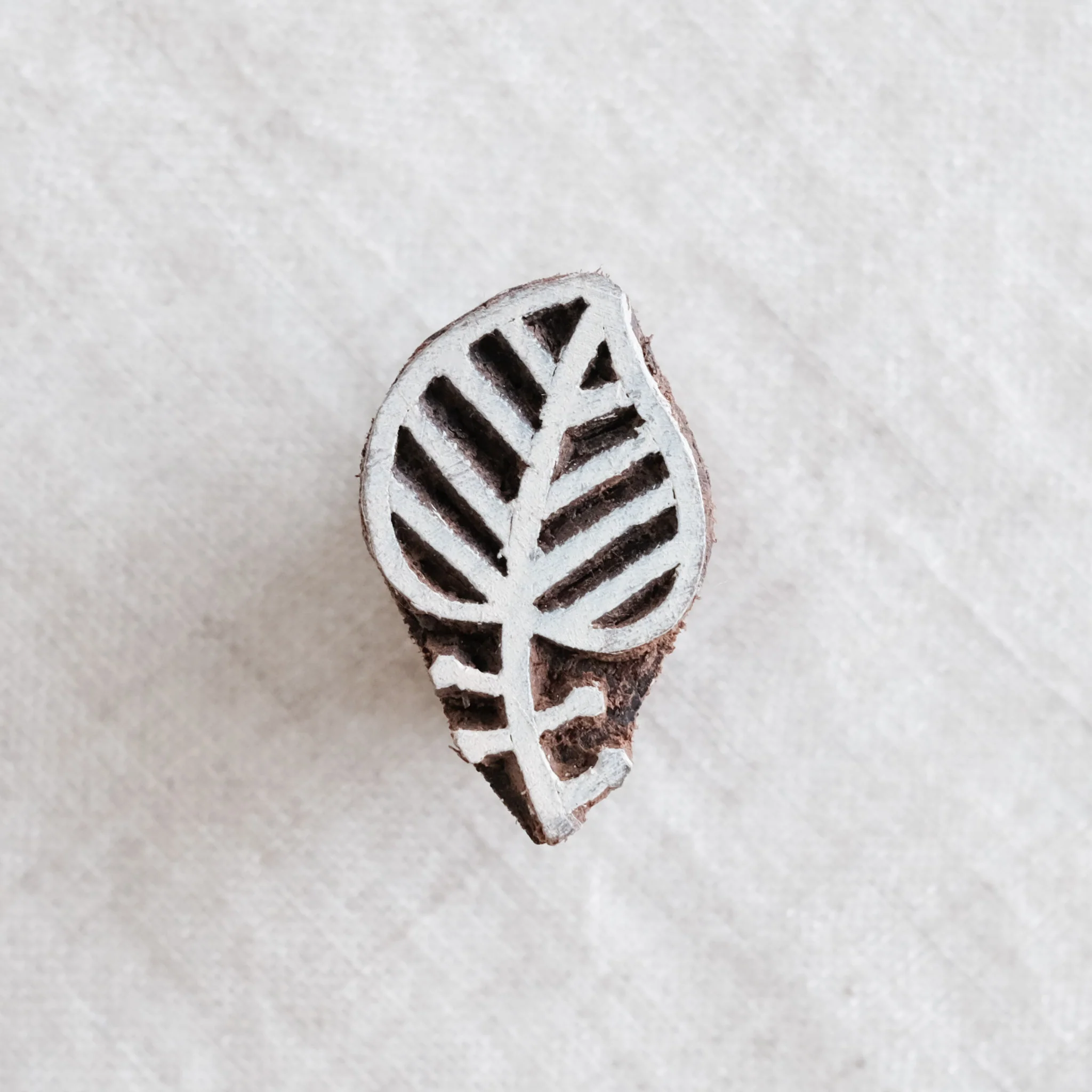 Wood Block - Little Leaf