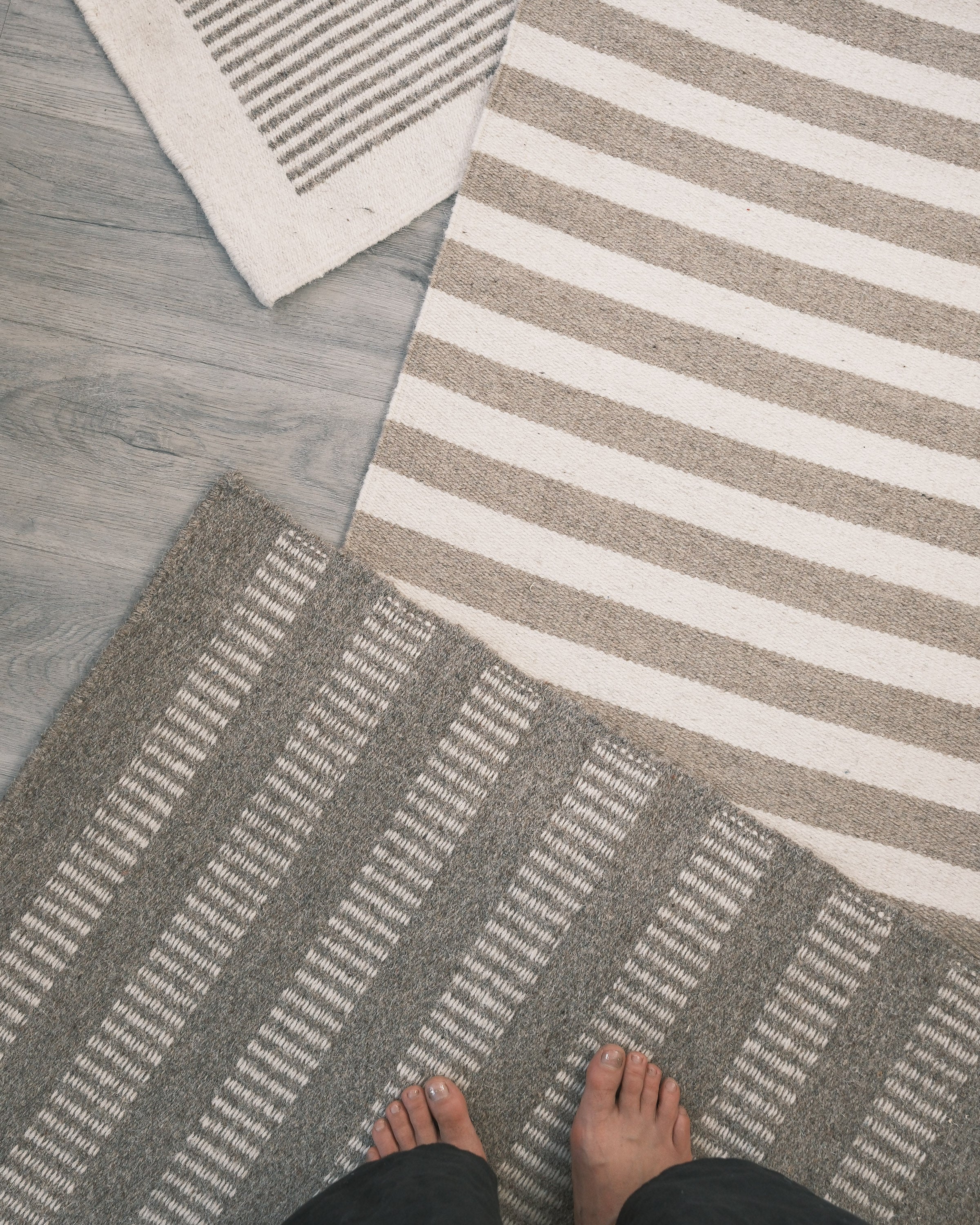 Wool Jawaja Carpet - Small - Seaside - Image 4